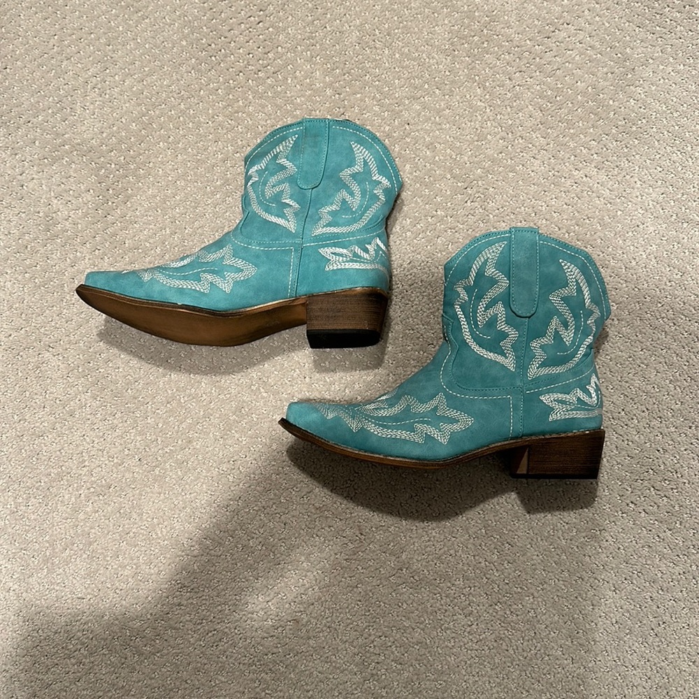 Turquoise Cowboy Boots